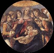 Sandro Botticelli The Madonna and the Nino with angeles Spain oil painting artist